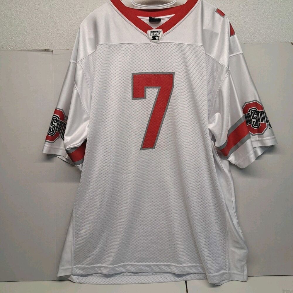 Vintage Ohio State Buckeyes Football Jersey Starter Brand Mens XL #7